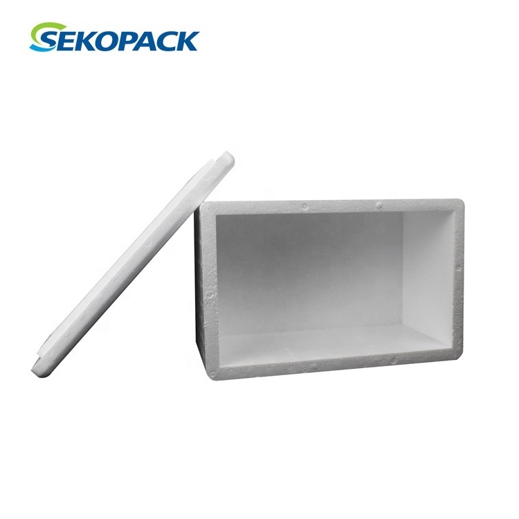 10L Polystyrene White Foam Styrofoam Cooler Box Styrofoam Box for Fish EPS Packing Products Extra Large Styrofoam Box 10 L 20 Mm