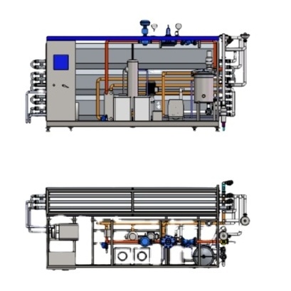 UHT Ultra Heat Treated milk dairy Soy Milk sterilize aseptic pasteurization/coffee /energy / juice process plant