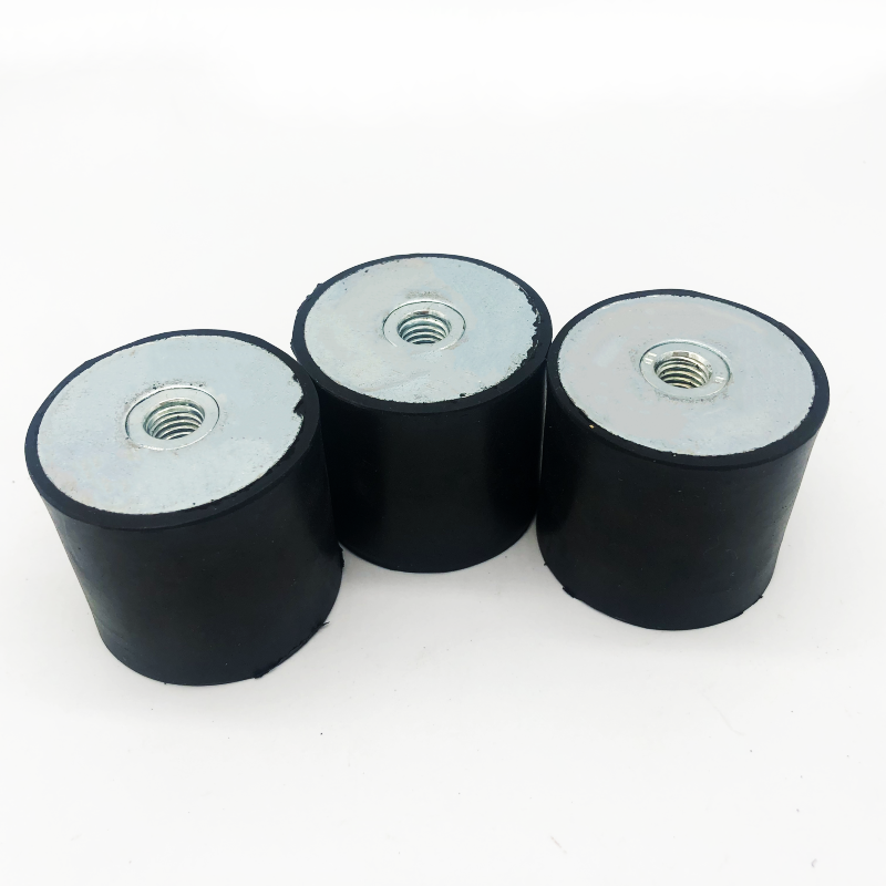 Two Female M8 30mm*30mm Anti Vibration Rubber Damper Mounts