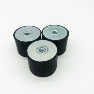 Two Female M8 30mm*30mm Anti Vibration Rubber Damper Mounts