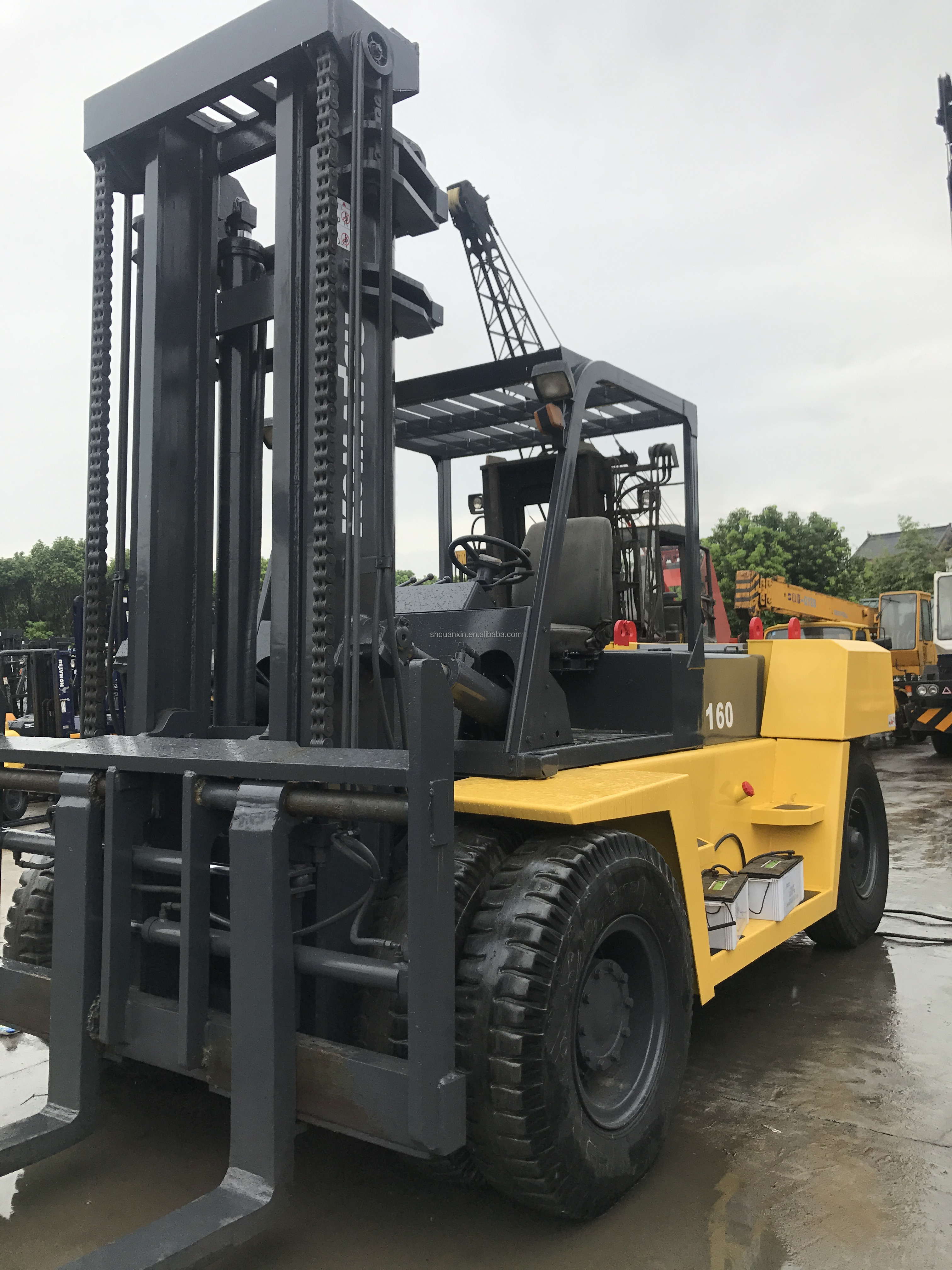 15 ton komatsu forklift/ 16 ton komatsu diesel forklift Japan original fd150 fd160