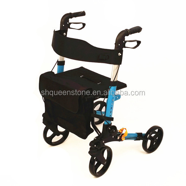 Foldable Rollator Stair Climbing Rollator For Elderly and Disabled