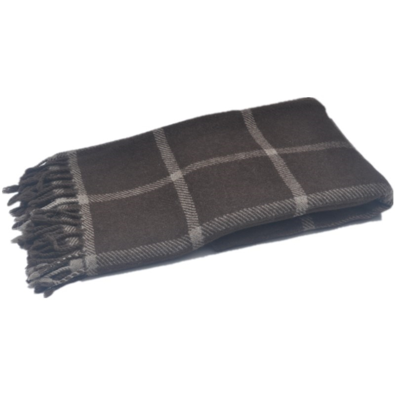 BLUE PHOENIX wholesale market yak wool blanket shawls luxury eco-friendly winter twill tartan super cozy woven blanket