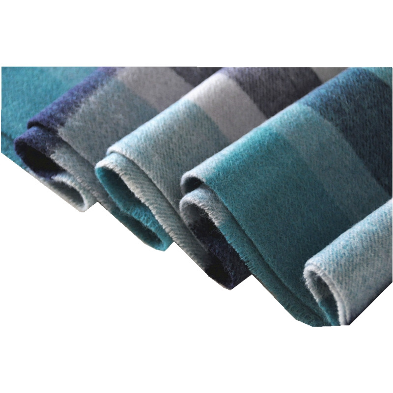 BLUE PHOENIX yak wool blanket nepal  70% wool 30% yak tartan plaid custom luxury eco-friendly winter wholesale