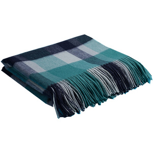 BLUE PHOENIX yak wool blanket nepal  70% wool 30% yak tartan plaid custom luxury eco-friendly winter wholesale