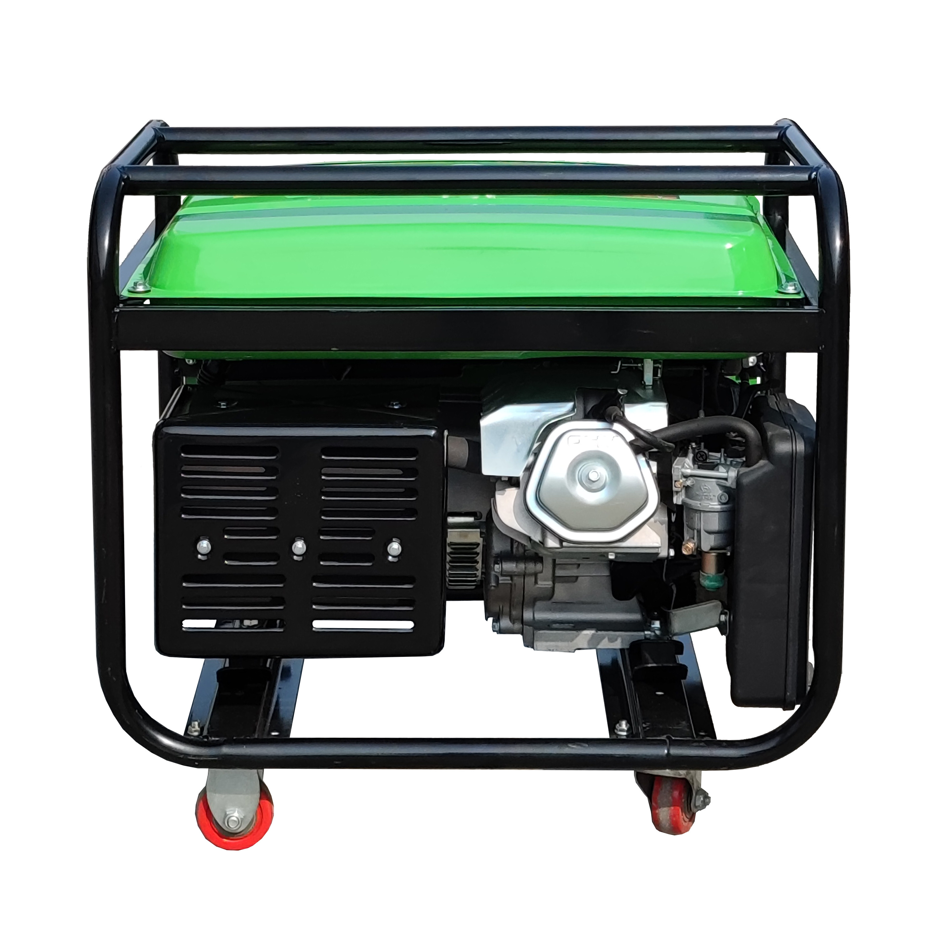 With wheels RAISE G POWER 6600CX/E  5.0KW 6.25KVA 220V/380V 389CC Newly design gasoline generator