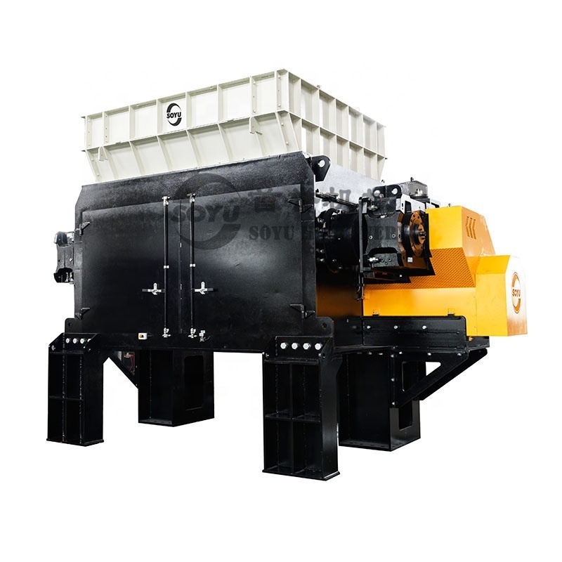 Waste Paper Tube and Carton Shredder Efficient Crushing Machine for Paper Cores and Cartons