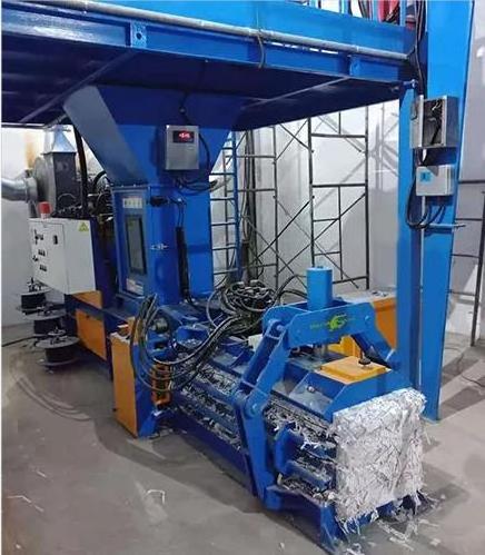 Fully Automatic Horizontal Cardboard Paper Baler Machine