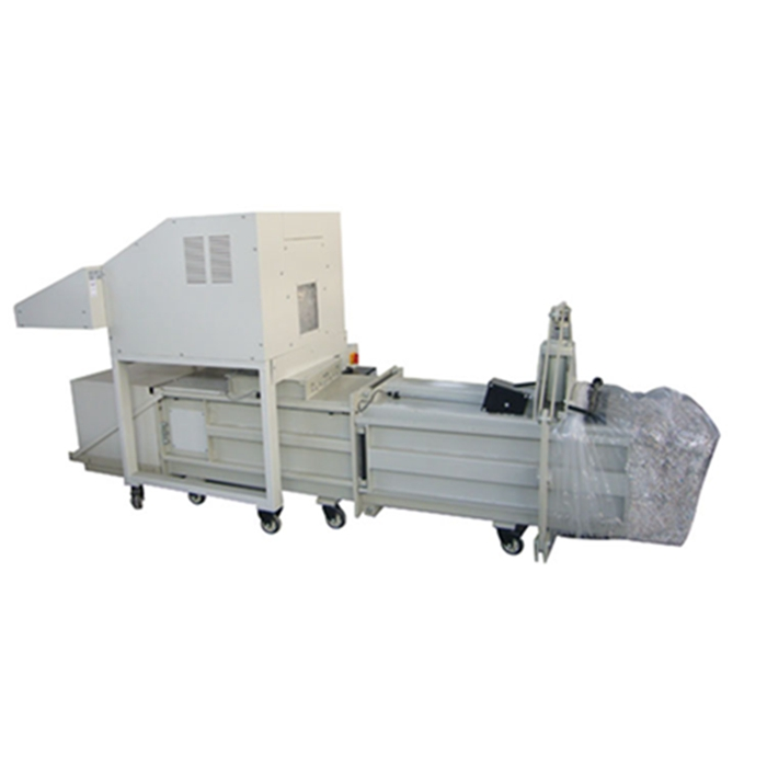 Heavy Duty Magazine Paper Shredder with Hydraulic Baler Machine