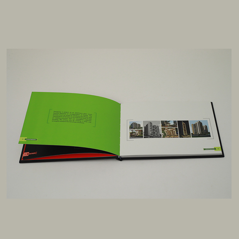 Premium Customized Photo Brochure printing Hardcover Book Printing Service Decorative corporate books Hardcover Book Printing