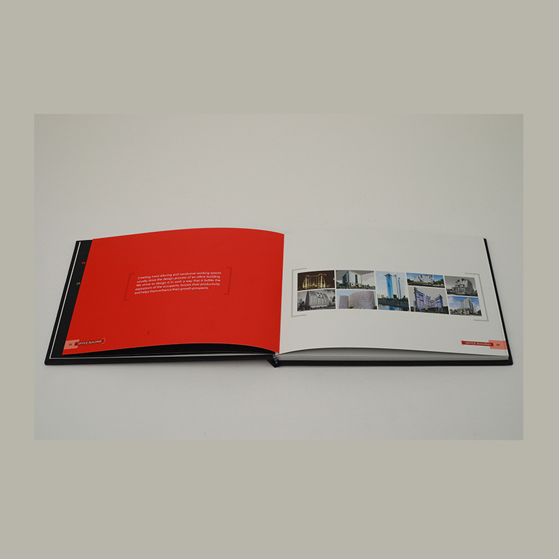 Premium Customized Photo Brochure printing Hardcover Book Printing Service Decorative corporate books Hardcover Book Printing