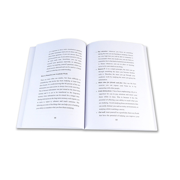 Perfect Binding Good Quality Printing paperback book,printing soft cover book,self publishing book printing in india