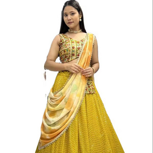 Best Selling Readymade Indian Designer High-Quality Georgette from Indian Supplier at Export Price