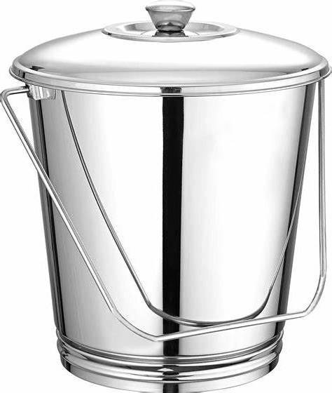 Stainless Steel Bucket with Lid