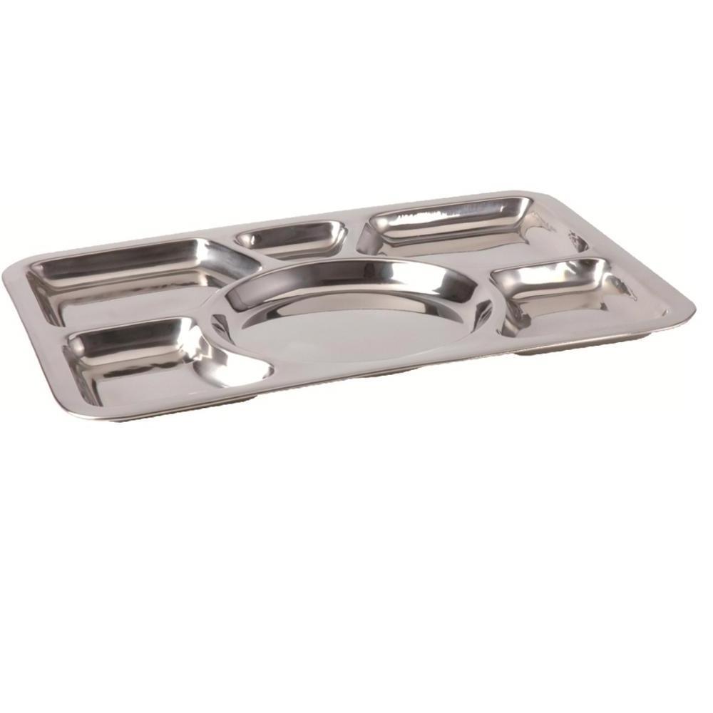 stainless steel military mess hall tray