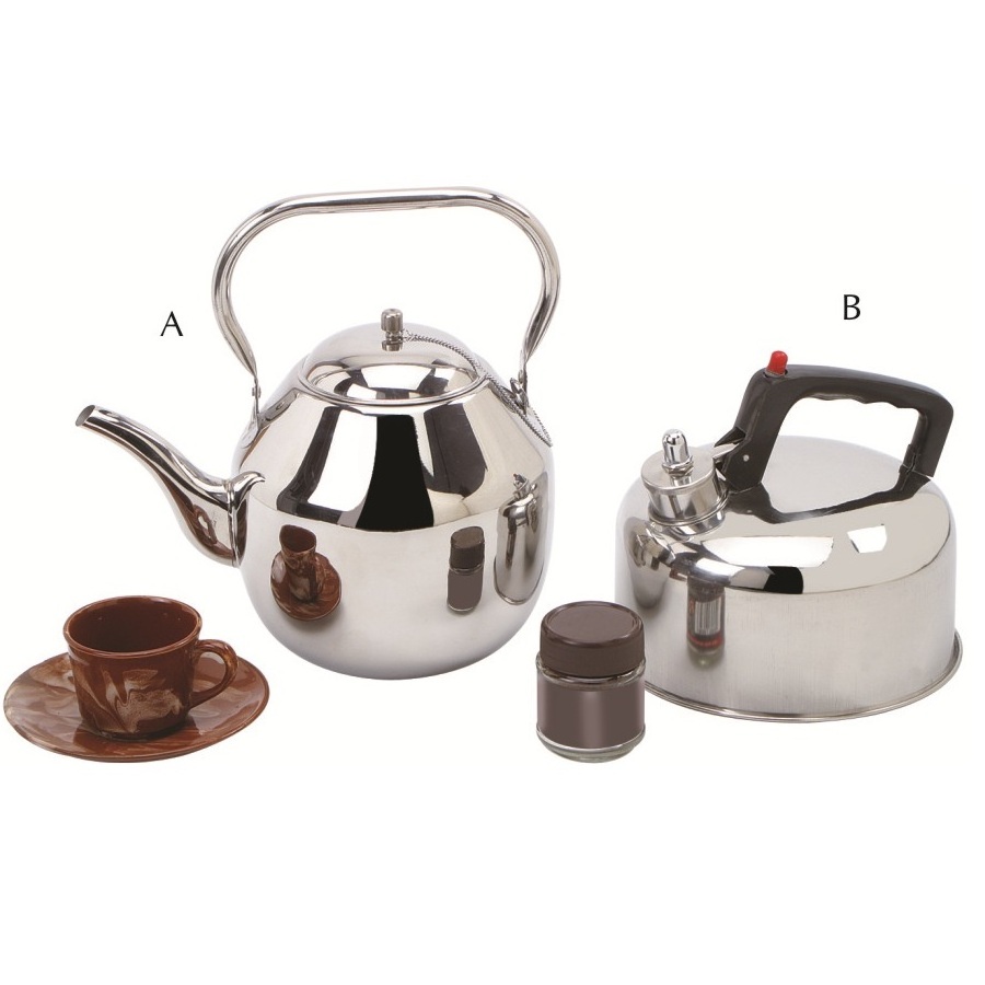 Stainless Steel Turkish Tea Kettle Water Whistling Tea Kettle for Home Restaurant