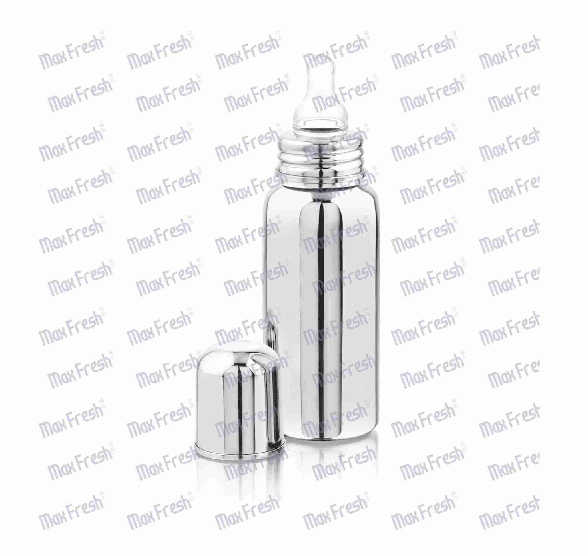 Maxfresh 304 Stainless Steel Baby Feeding Bottle Feeding Bottle for Baby BPA Free Bottle Top Quality Wholesale