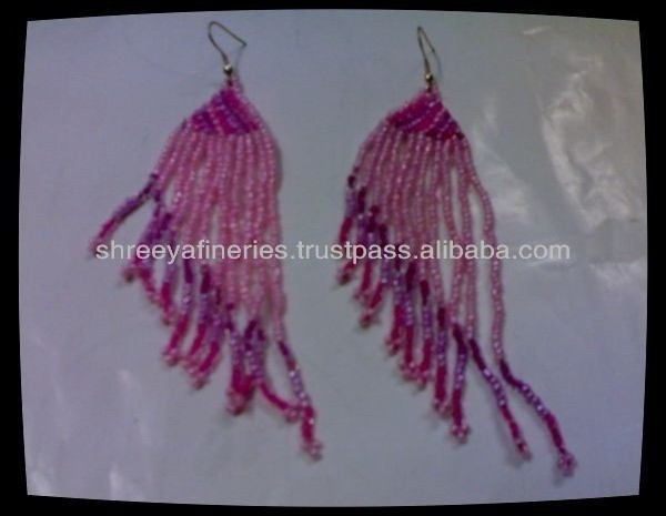 Beautiful Colourful Hand Embroidered Earrings