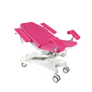 Foldable Electric Obstetric gynecological Examination delivery bed chair with stirrups