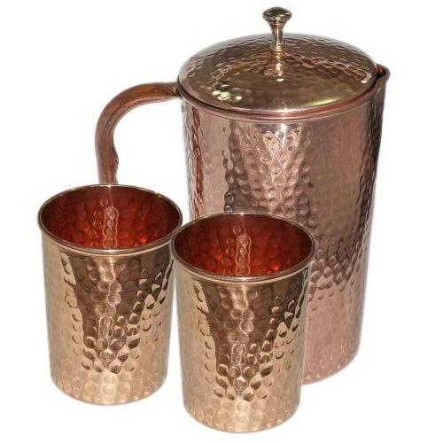 Wholesale Manufacturer Copper Water Tumblers Hammered Style Drinking Cups Perfect Wedding Gift Bulk