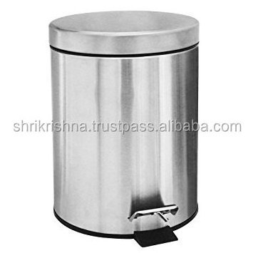 Sale from Indian Vendor Wholesale Basic Household Stainless Steel Dust Bin Rubbish Waste Recycle