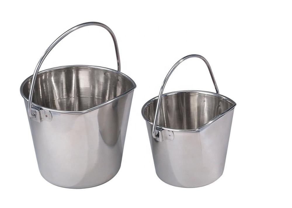 Stainless Steel Flat Sided Pail Manufacturer