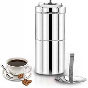 Hot Sale Stainless Steel Made India Coffee Filter Grinder Drip Decoction Maker Home Restaurant Use