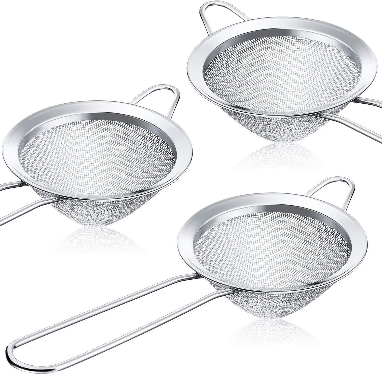 Sale from Indian Vendor Stainless steel Strainer Cocktail Fine mesh Conical Mesh Sieve Sifter