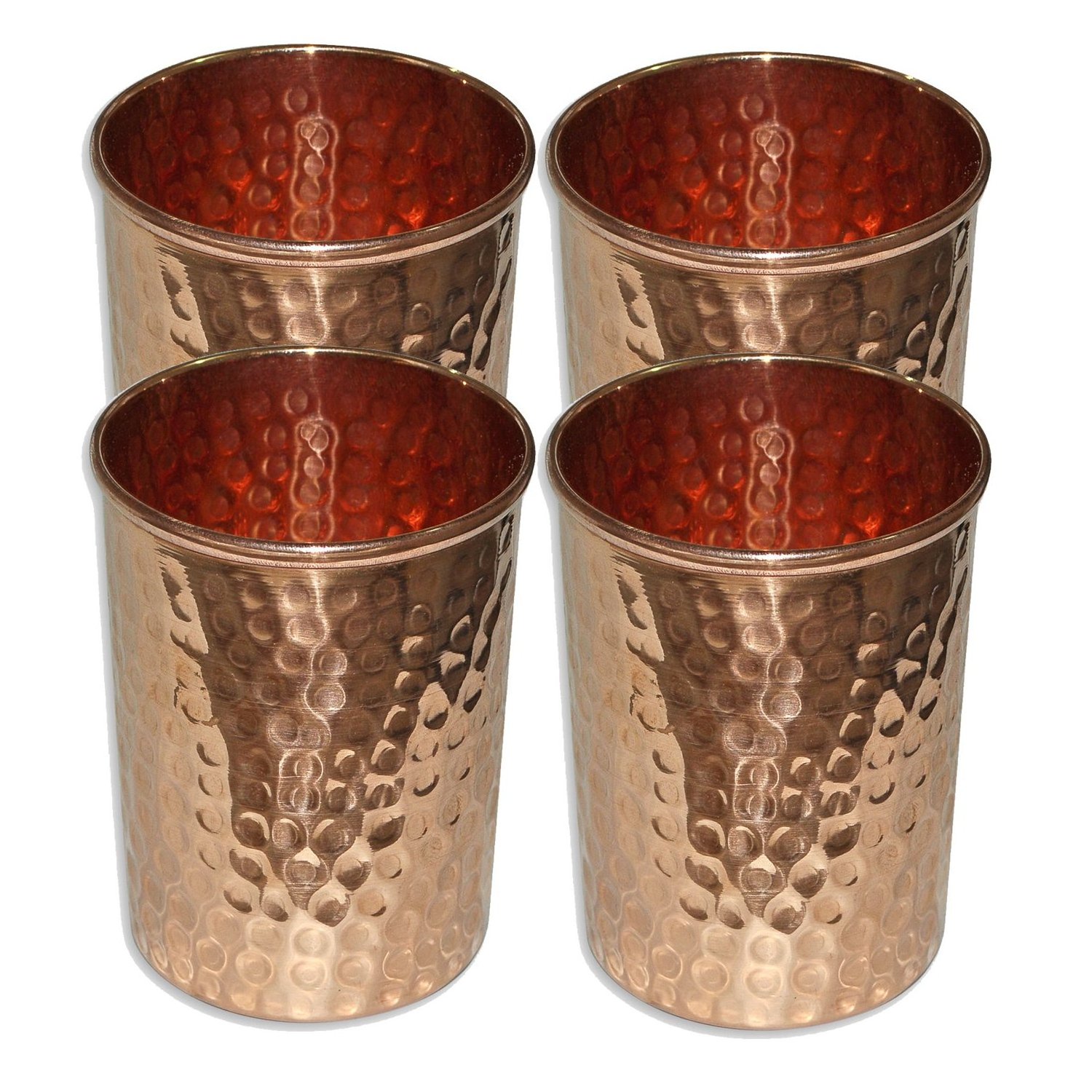 Wholesale Manufacturer Copper Water Tumblers Hammered Style Drinking Cups Perfect Wedding Gift Bulk