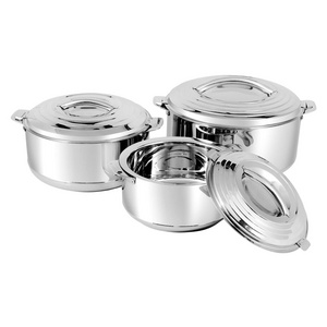 Wholesale Manufacturers Stainless Steel Cookware Casserole with Lid and Handle Food Warmer Hot Pot