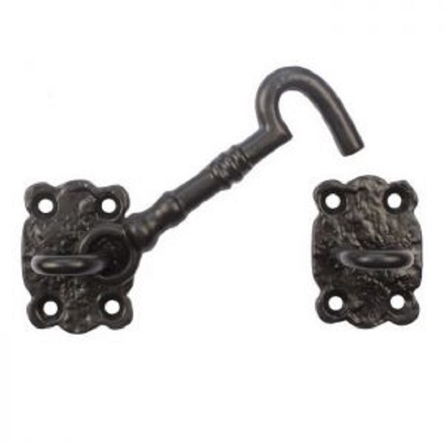 Vintage Iron Antique Shed Fence Cabin Barn Door Window Eye Latch Hook Lock Latches Hooks Drawer Windows Gate Hardware