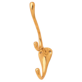 New Brass Coat Hooks Natural Brass Coat Hooks Wall Mounted Hanger Hat Heavy Duty Towel Hooks Home Hardware Accessories