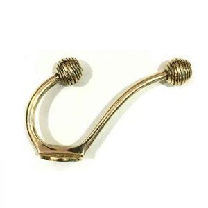 New Brass Coat Hooks Natural Brass Coat Hooks Wall Mounted Hanger Hat Heavy Duty Towel Hooks Home Hardware Accessories