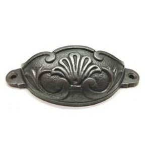 Decorative Solid Cast Iron Rustic Look Cabinet Hardware Products Small Pull Kitchen Modern Drawer Pull Cupboard Handles