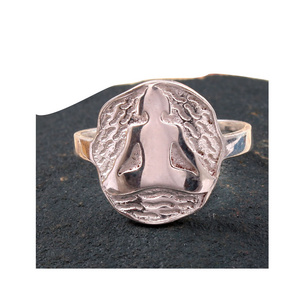 Lord Buddh Wholesale 925 Sterling Silver Religious Ring Vintage  Beautiful Silver Carving Dainty Ring Women Wedding Jewelry Gift