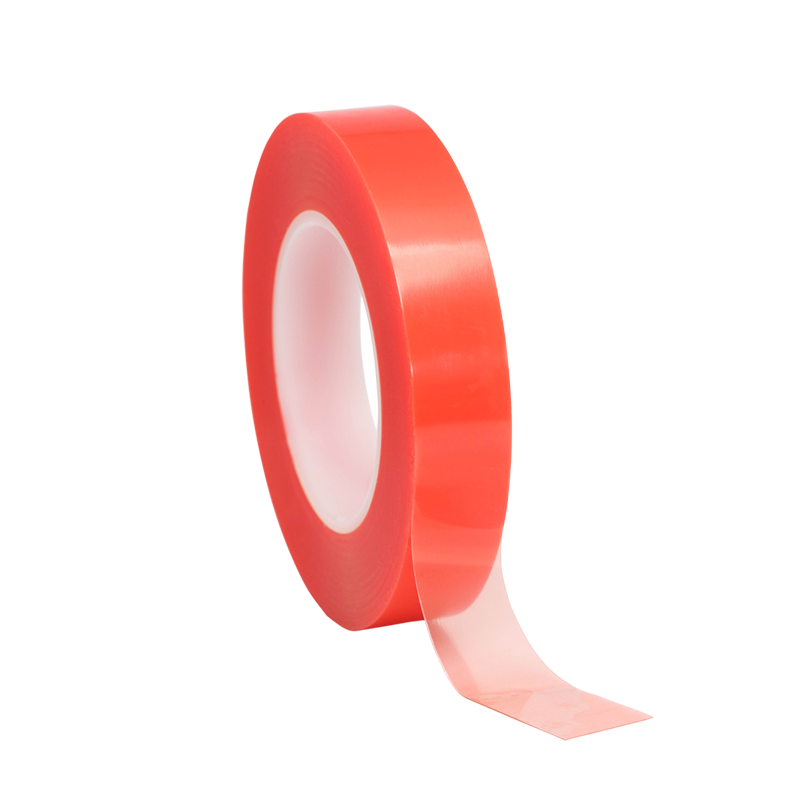 Customization Banner Hemming High Bonding Red Double Sided Polyester film Acrylic Adhesive Tape