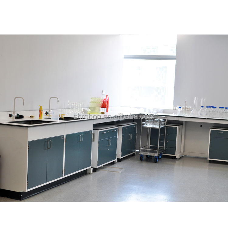 Hot Selling Steel And Wood Structure Laboratory Furniture Equipment Lab Workstation Laboratory Tables Bench