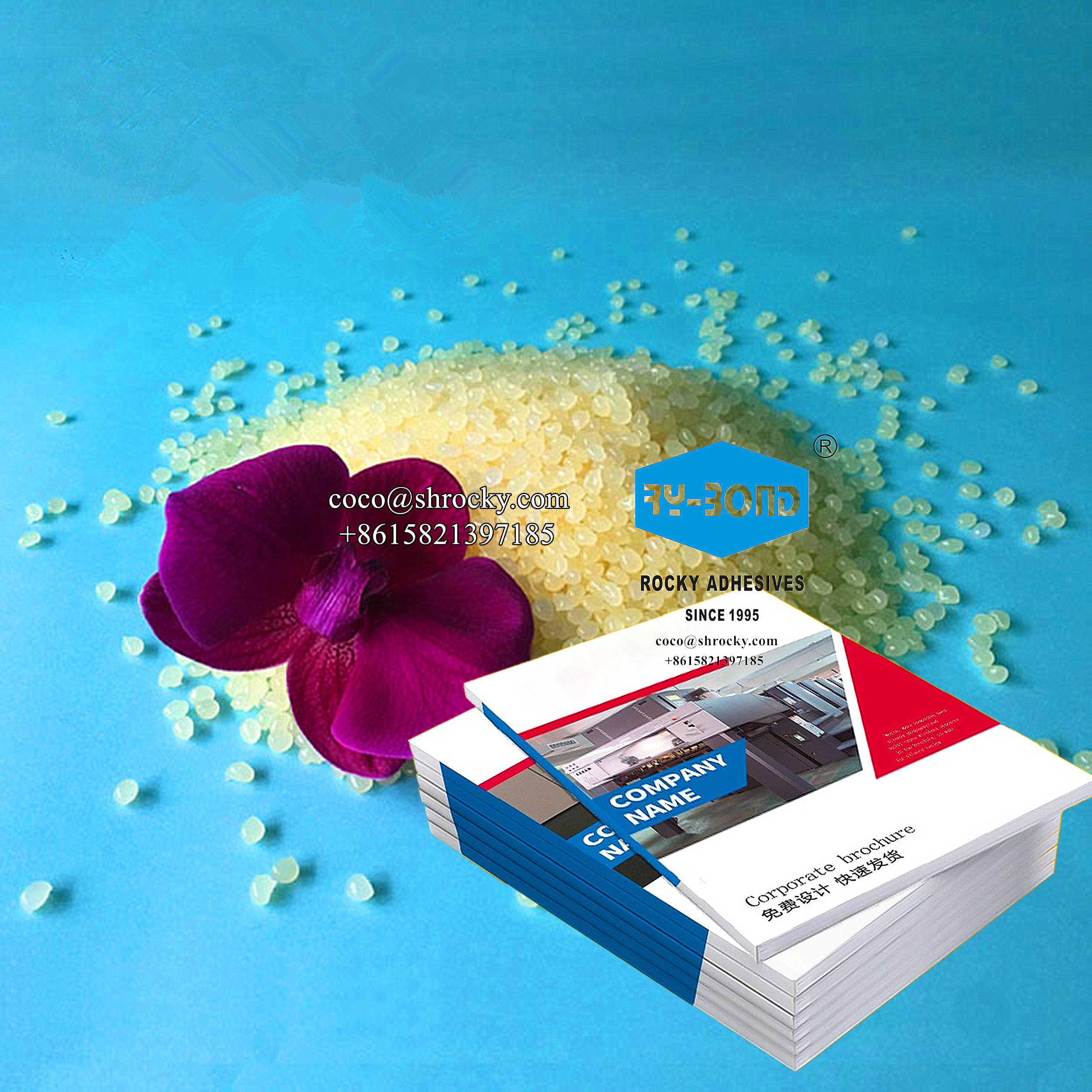 High strength EVA PUR hot melt adhesive glue for perfect book binding