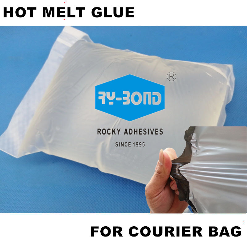 Permanent bag adhesive hot melt glue used for sealing courier bag and mailer