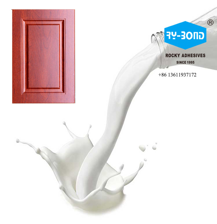 Wood Working Door Panel Vacuum Membrane Press Water Based White Glue For PVC film Cabinet Door