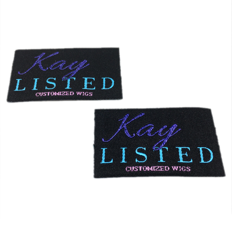 Factory Weaving Machine Making High Density Damask Woven Label Garment Clothing Labels