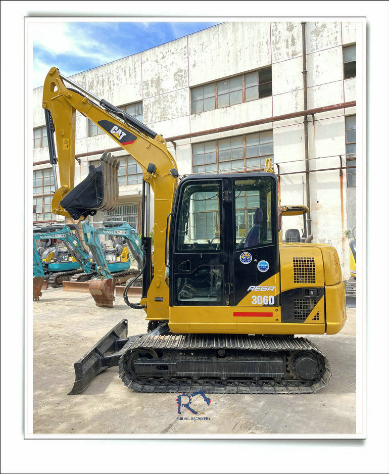 RuiLan Good Performance Second Hand Mini Crawler Excavator Machine CAT306 Hydraulic Digger