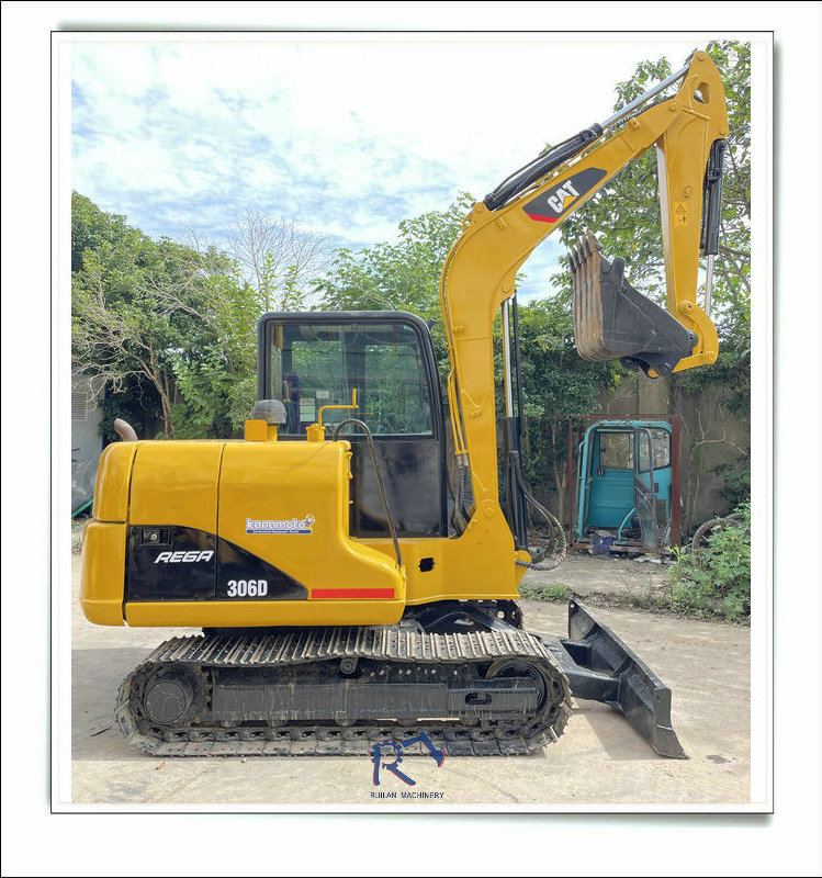 RuiLan Good Performance Second Hand Mini Crawler Excavator Machine CAT306 Hydraulic Digger