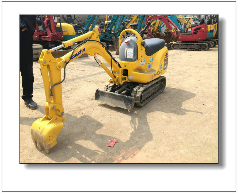 Good quality Used Komatsu PC01 Used Hydraulic Crawler Excavator 1 Ton Caterpillar Digger In Stock