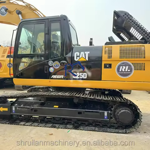 RuiLan Chinese Crawler Digger Machine CAT325D Agriculture Caterpillar Excavator Bucket