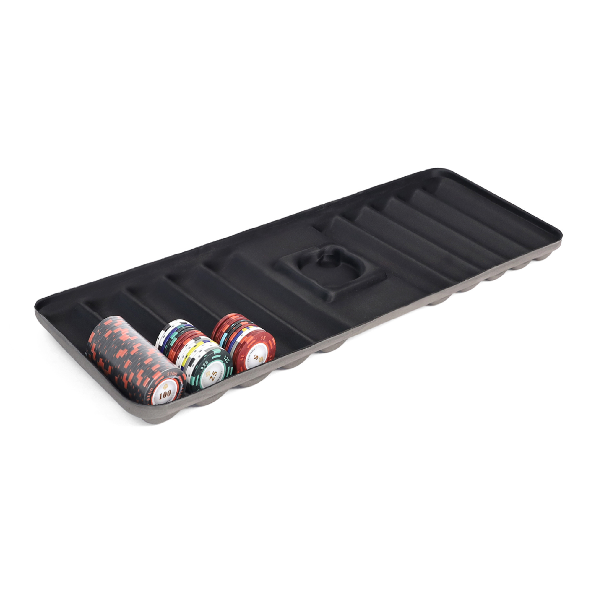 Custom Table Holder EVA Insert Poker Chip Tray Black Insert