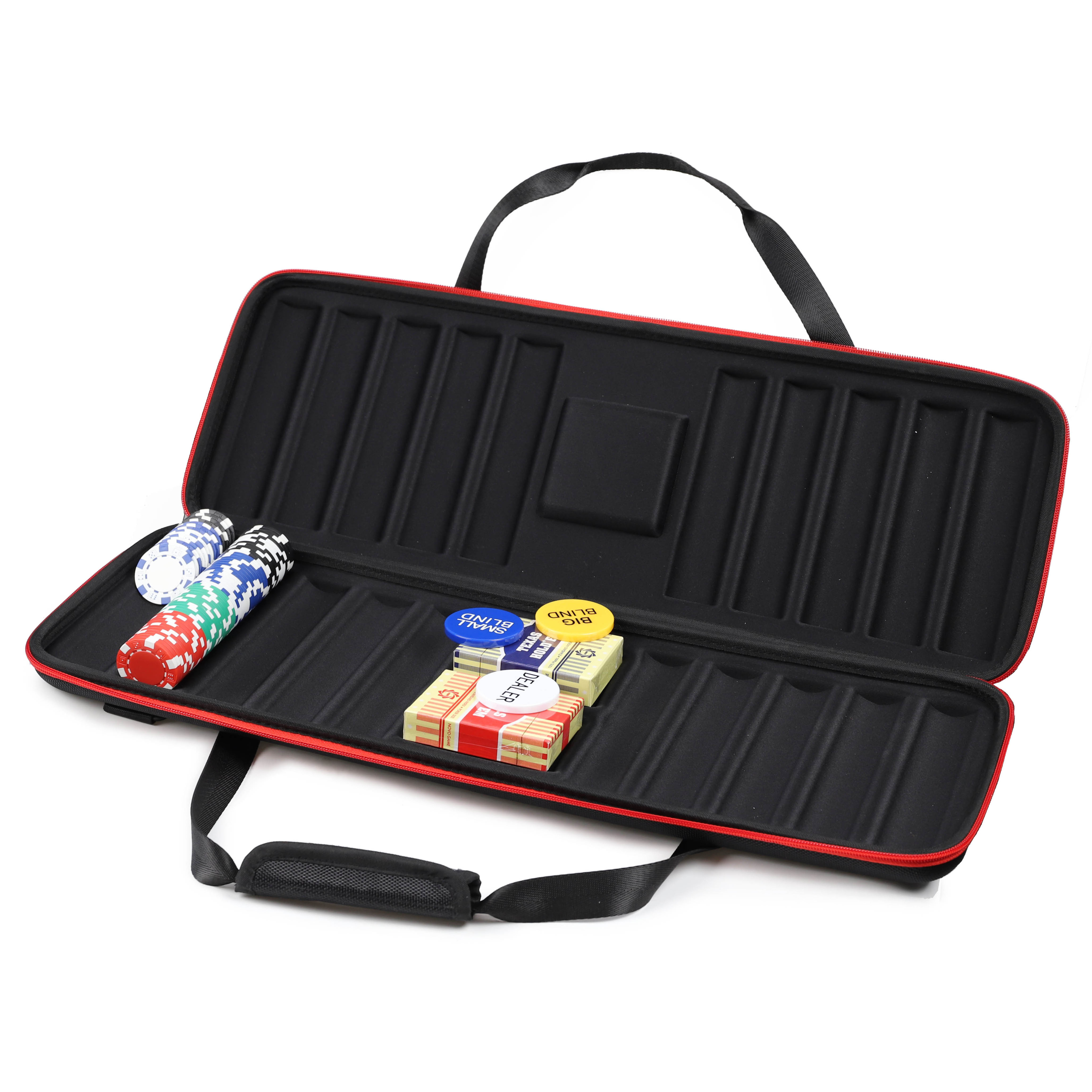 Factory Custom Poker Casino Chip Set Trays empty tool box