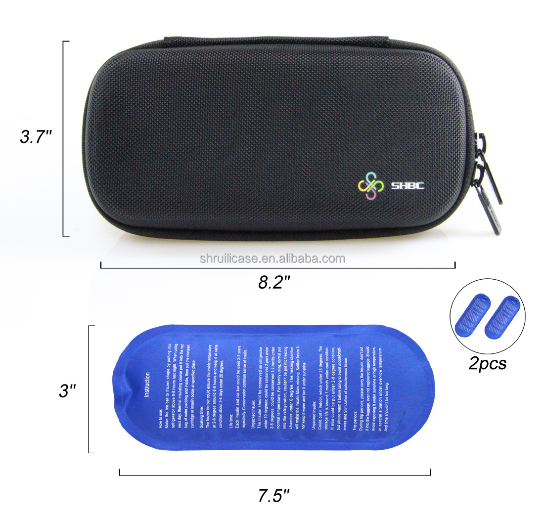 SHBC Insulin Cooler Travel Case For Diabetic Organize Medication Insulated Cooling Bag