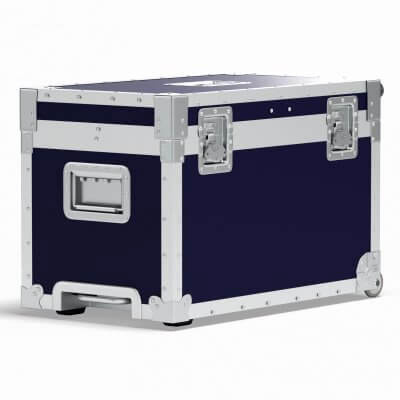 Manufacturers Custom Aluminum Trunk Large Road Case With Heavy-Duty Casters and Tour Grade Hardware