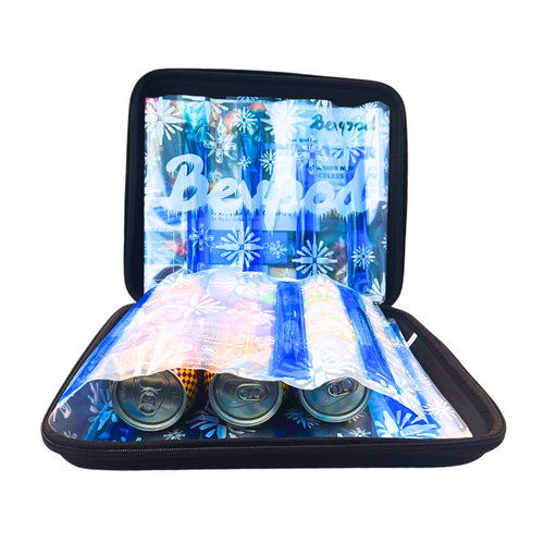 Custom Ultra Slim Cooler Leakproof Mini Cooler Small For 10 Beer Cans Ice Packs Case Travel Bag Beach Bottle Holder